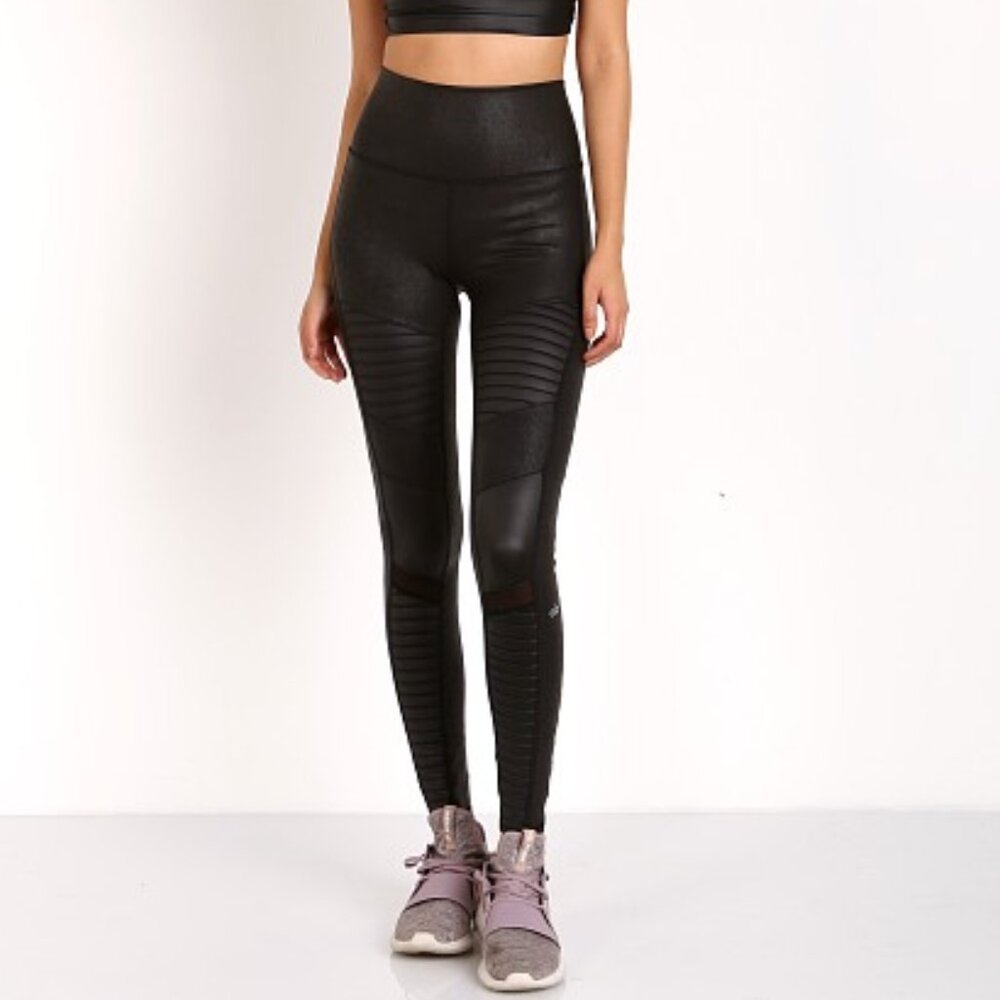 Alo Yoga High Waist Moto Legging (XS)